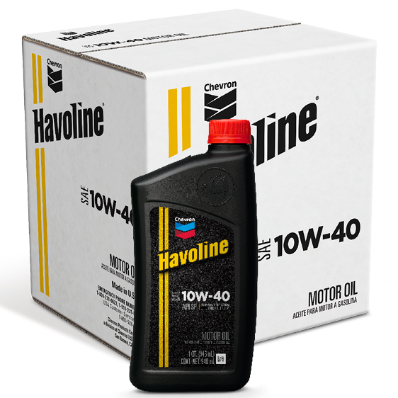 Havoline Motor Oil 10W-40 Quart Case