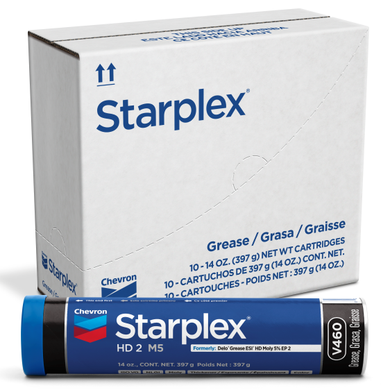 Starplex Grease HD 2 M5  Tube Case (Formerly Delo ESI HD Moly 5% EP 2)