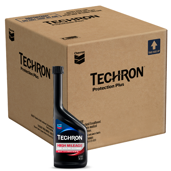 Techron® High Mileage Fuel System Cleaner 12 oz Case